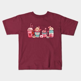 Valentine Sweet Treats Kids T-Shirt